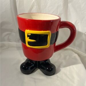 Santa Belt / Suit Coffee Mug with Boots / Christmas Planter